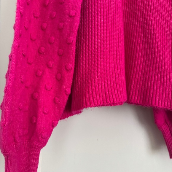 CeCe Pink Crew Neck Sweater Soft Knit - Picture 4 of 8